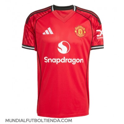 Camiseta Manchester United Rasmus Hojlund #9 Primera Equipación Replica 2025-26 mangas cortas Camiseta Manchester United Rasmus Hojlund #9 Primera Equipación Replica 2025-26 mangas cortas